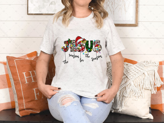 Jesus is the Reason for the Season DTF Transfer 40-10010  t-shirt