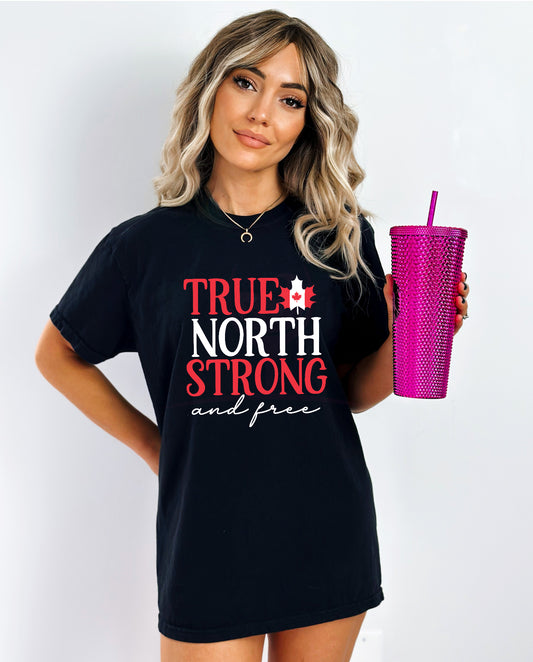 True North Strong and Free DTF Transfer 80-10130