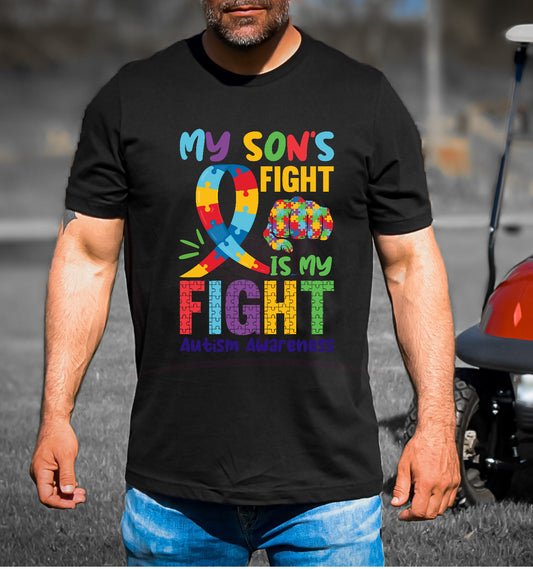 My Son's Fight is My Fight DTF Transfer 10-10120