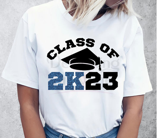 Class of 2023 Arched Blue DTF Transfer 140-10140
