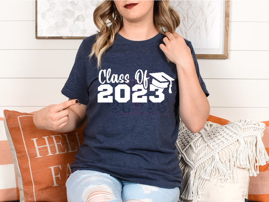 Class of 2023 White DTF Transfer 140-10460