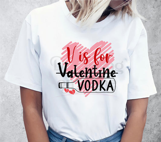 V is for Vodka DTF Transfer 40-70250