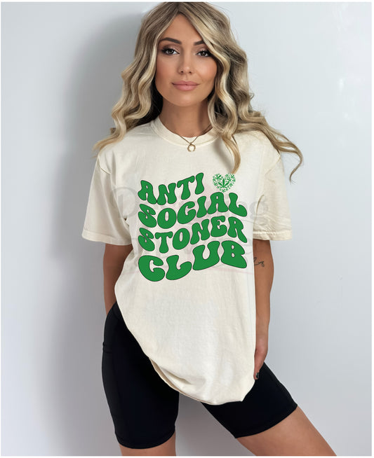 Anti Social Stoner Club DTF Transfer 50-70160EXCL