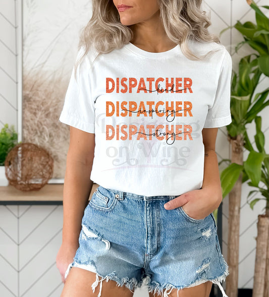 Dispatcher Kind Inspiring Strong Corals DTF Transfer 60-50030EXCL